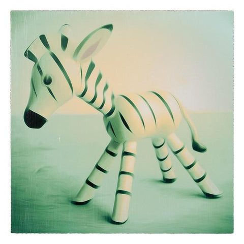 0109  (A+D) Toy Zebra Photograph
