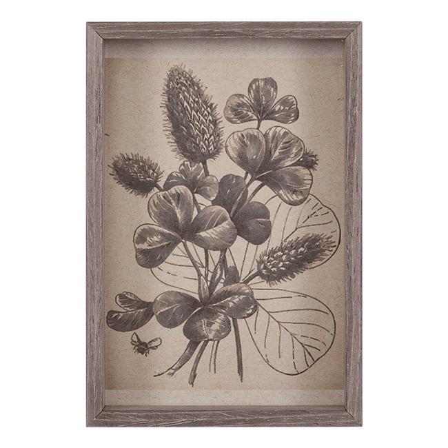 0497 (A+D) Small Clover Engraving