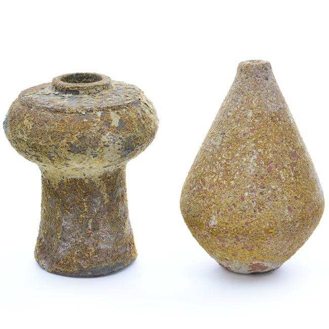 Yellow Green Distressed Vase (A+D)