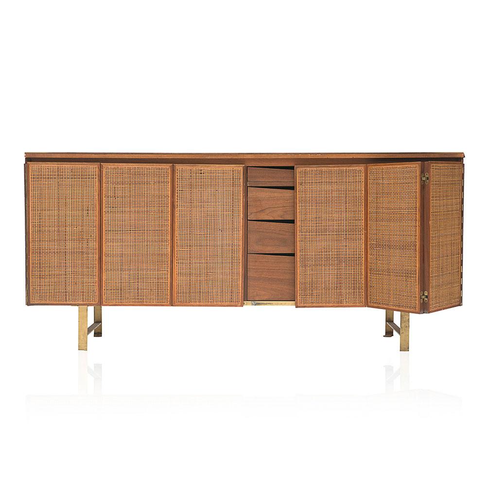 Cane and Wood Paul McCobb Credenza