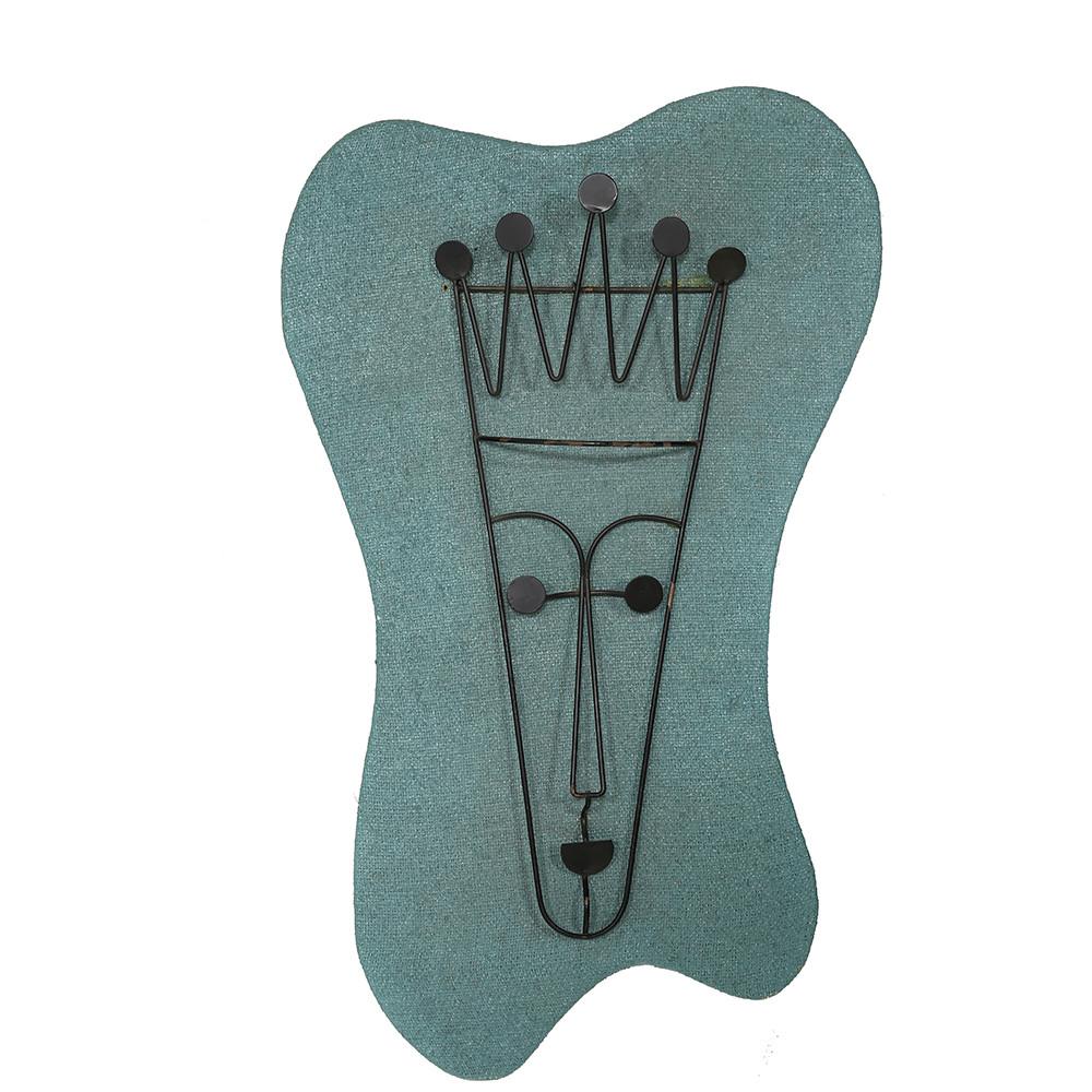 Blue Back Face Sculpture