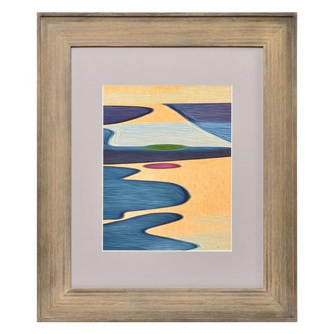 0636 (A+D) Navy Blue Abstract A (21" x 25")