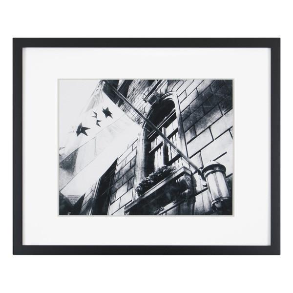 0263 (A+D) BW Chicago City Flag (21.5" x 17.5")