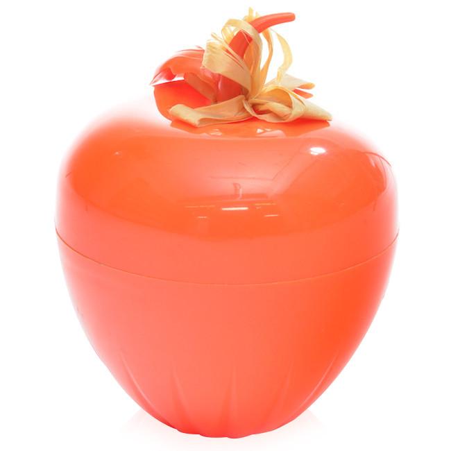 Orange Plastic Oversized Apple Container