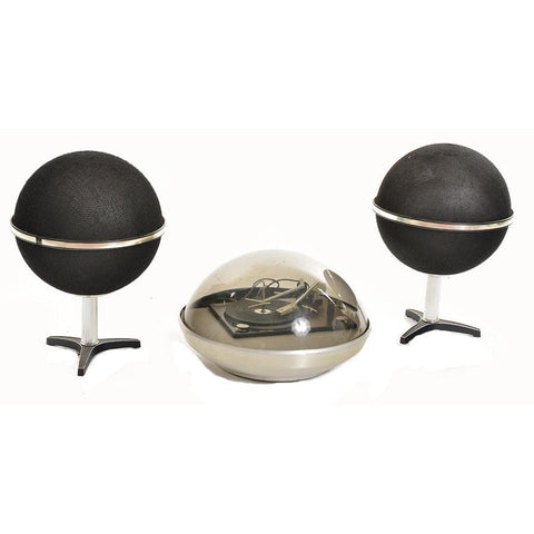 Electrohome Stereo with Speakers - Chrome
