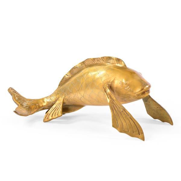 Brass Fish Sculpture