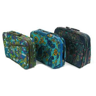 Blue Green Luggage