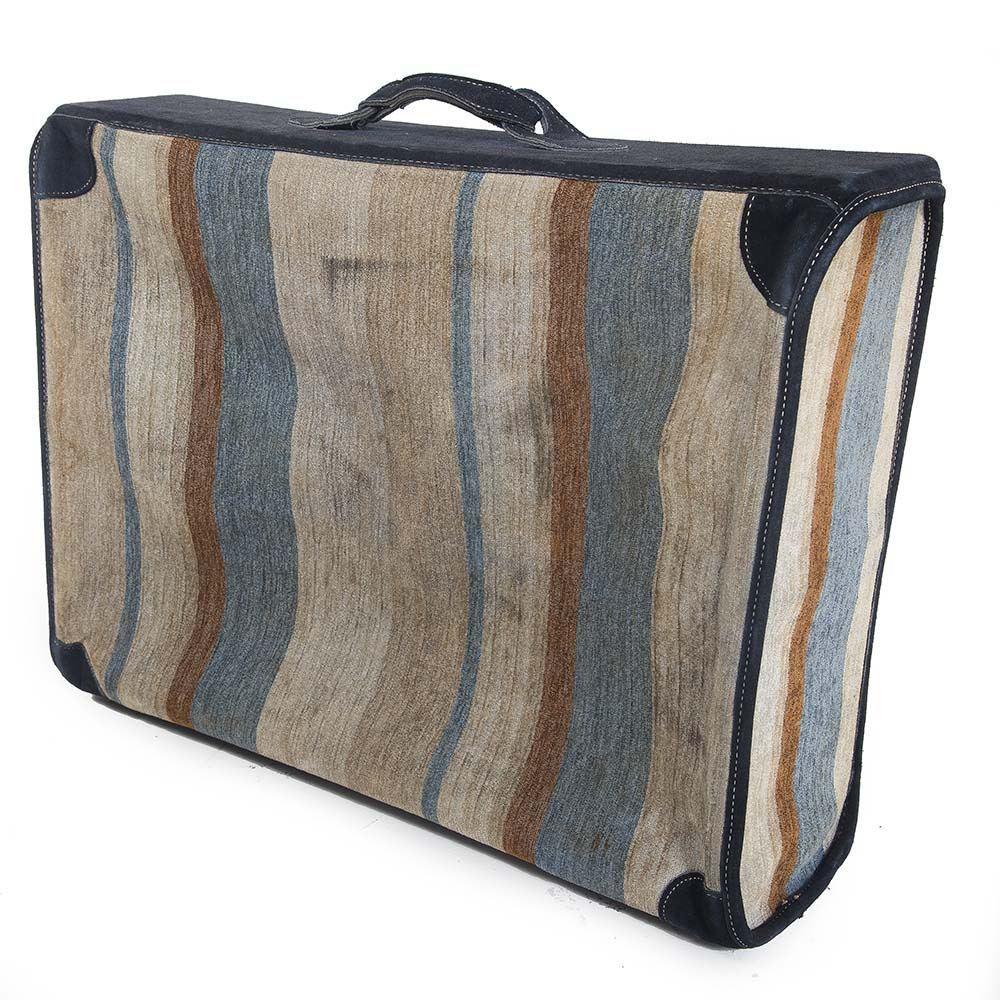 Striped Suitcase