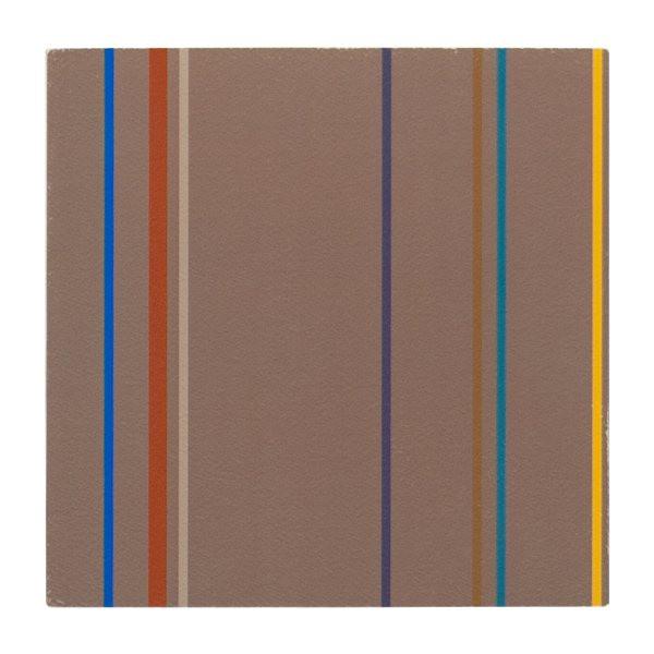 0281 (A+D) Stripes Mocha (8" x 8")