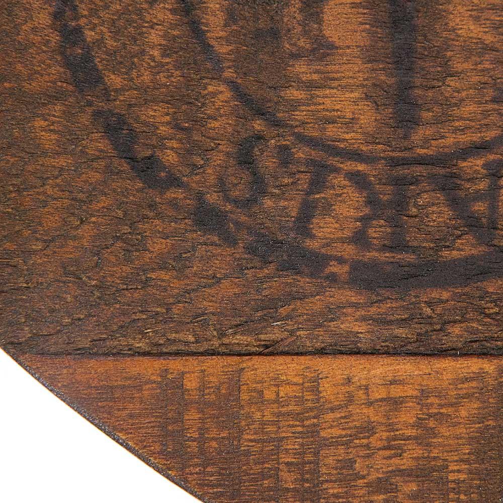 White Metal and Wood Top Stool