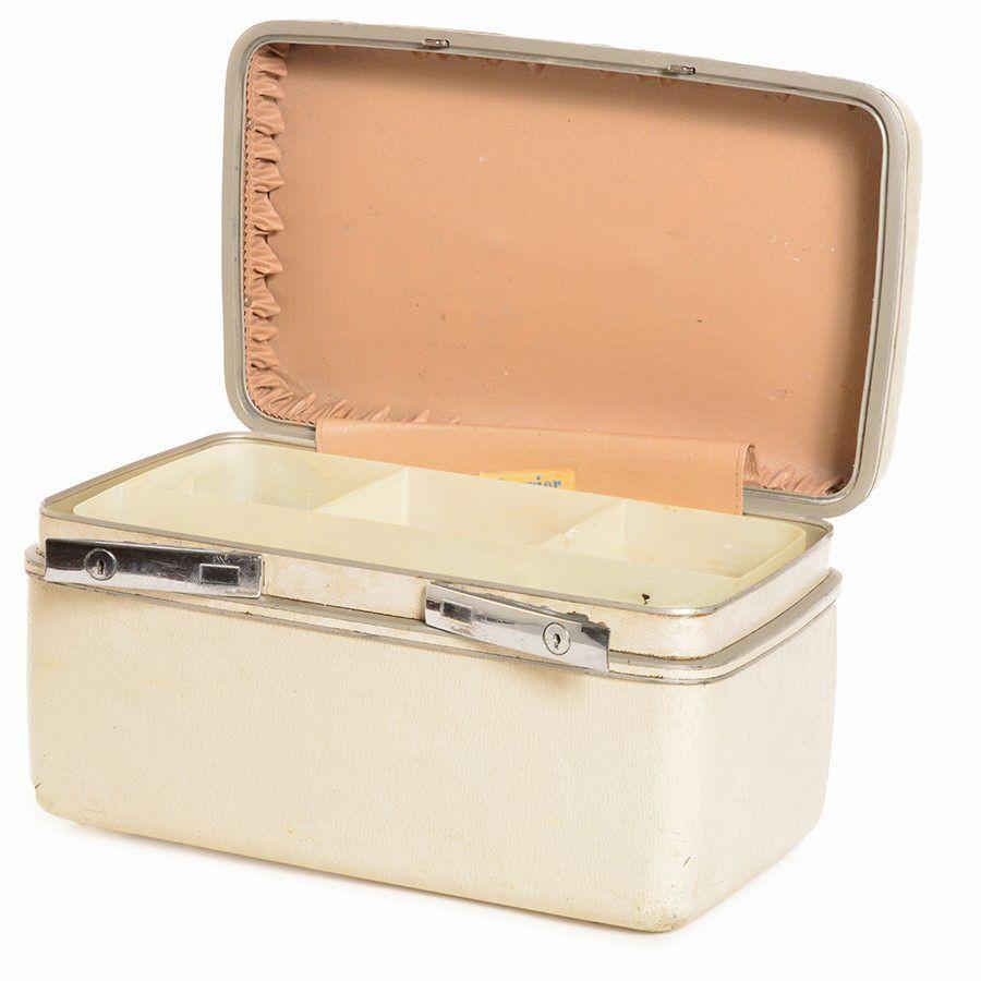 White Plastic Mini Suitcase