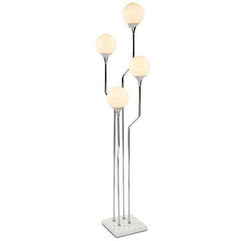 Chrome Four Light Lamp
