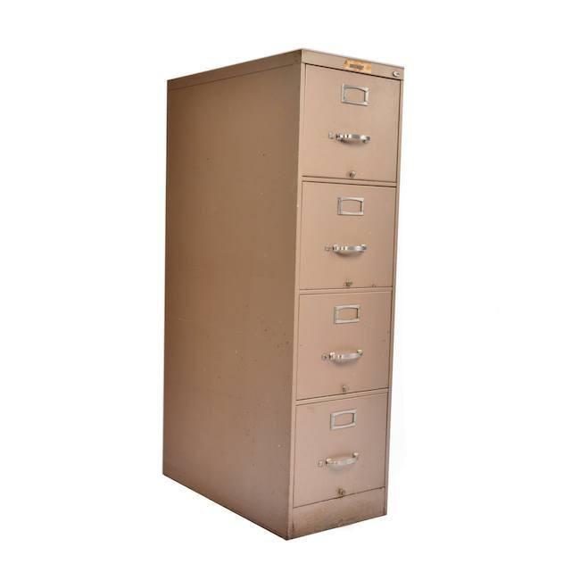 Light Brown Filing Cabinet