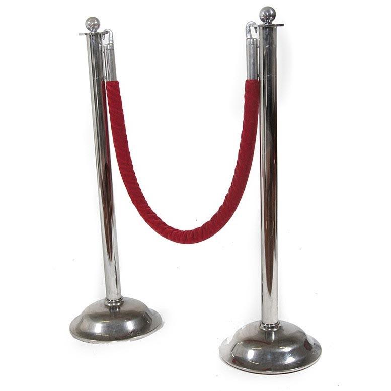 Red Velvet Stanchion