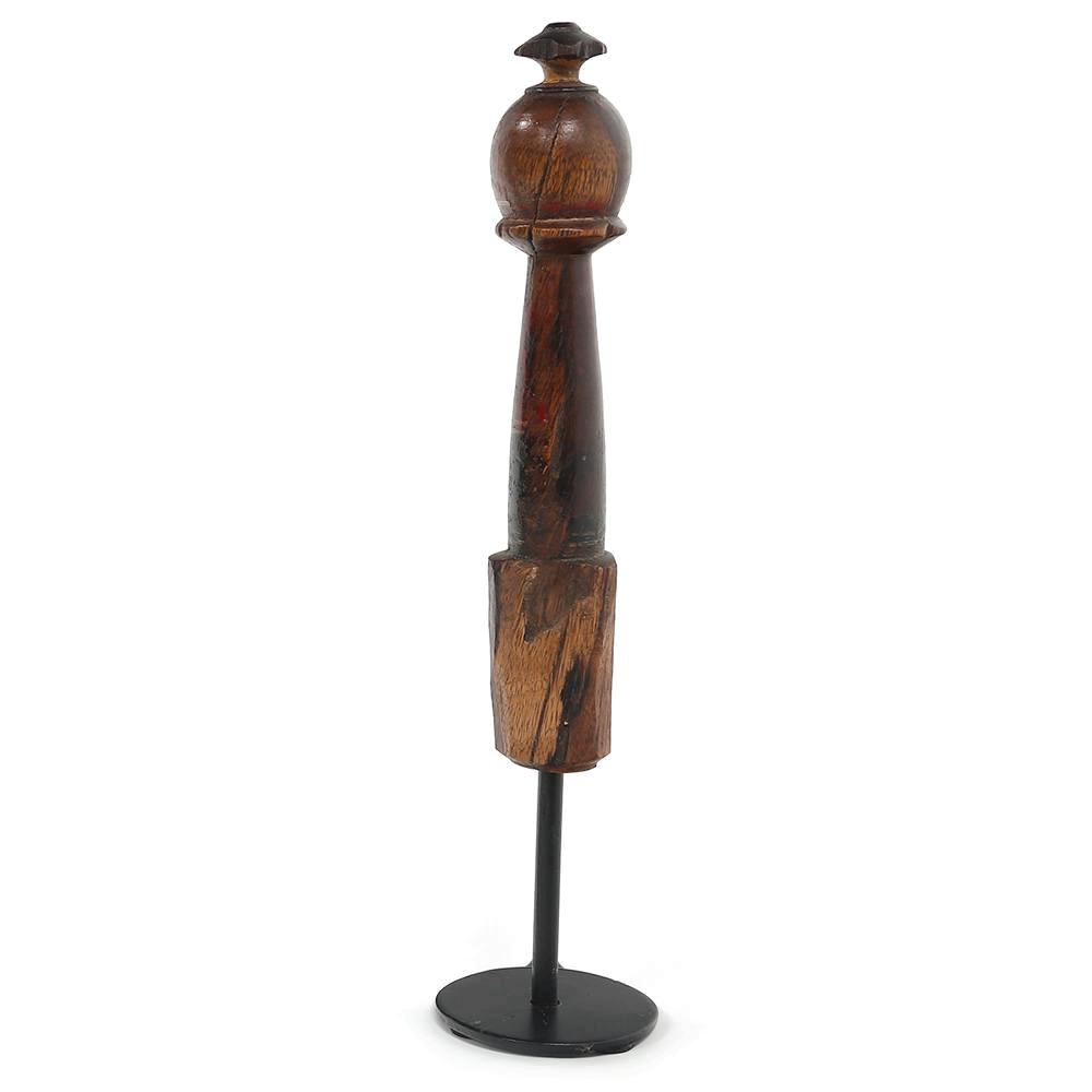 Wood Table Ornament on Stand No. 3 (A+D)