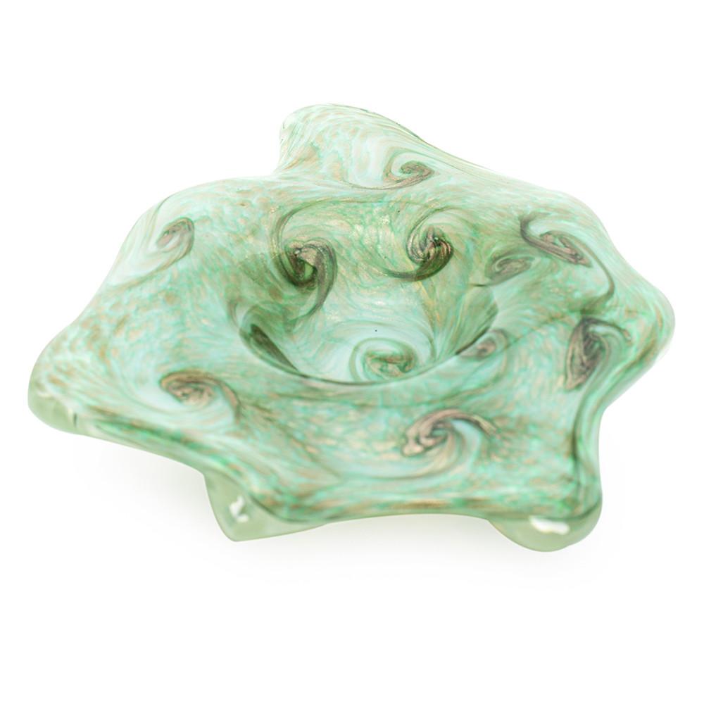 Turquoise Swirl Ashtray