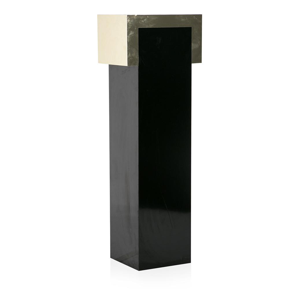 Gold and Black Pedestal
