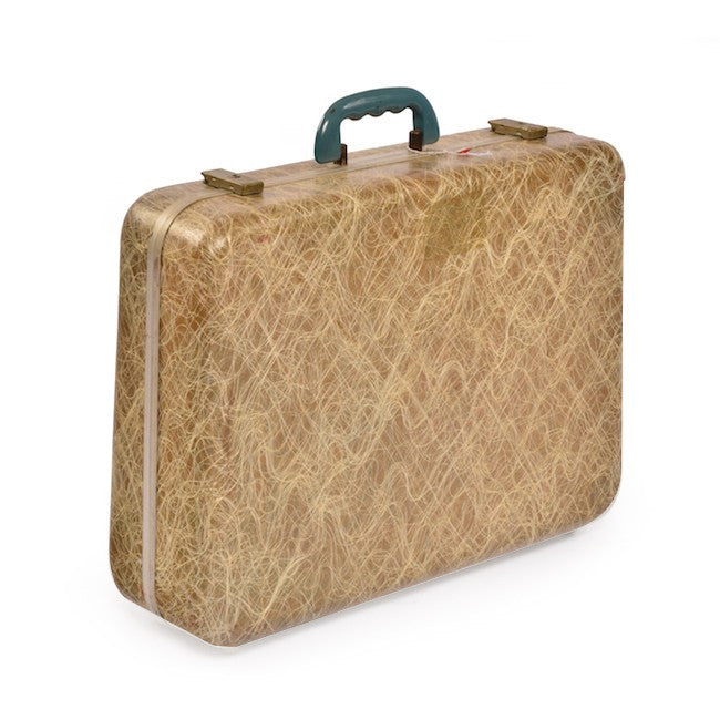 Brown with String Detail Luggage