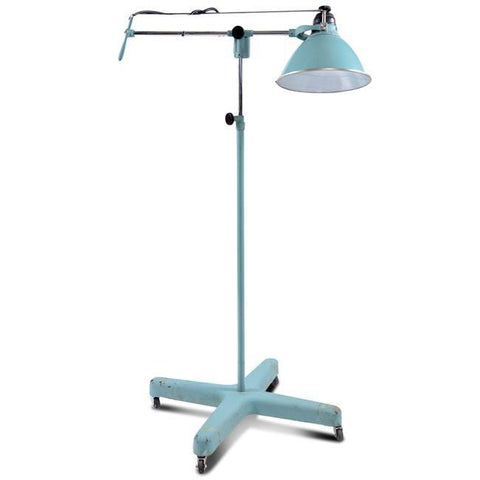 Blue Standing Medical Light