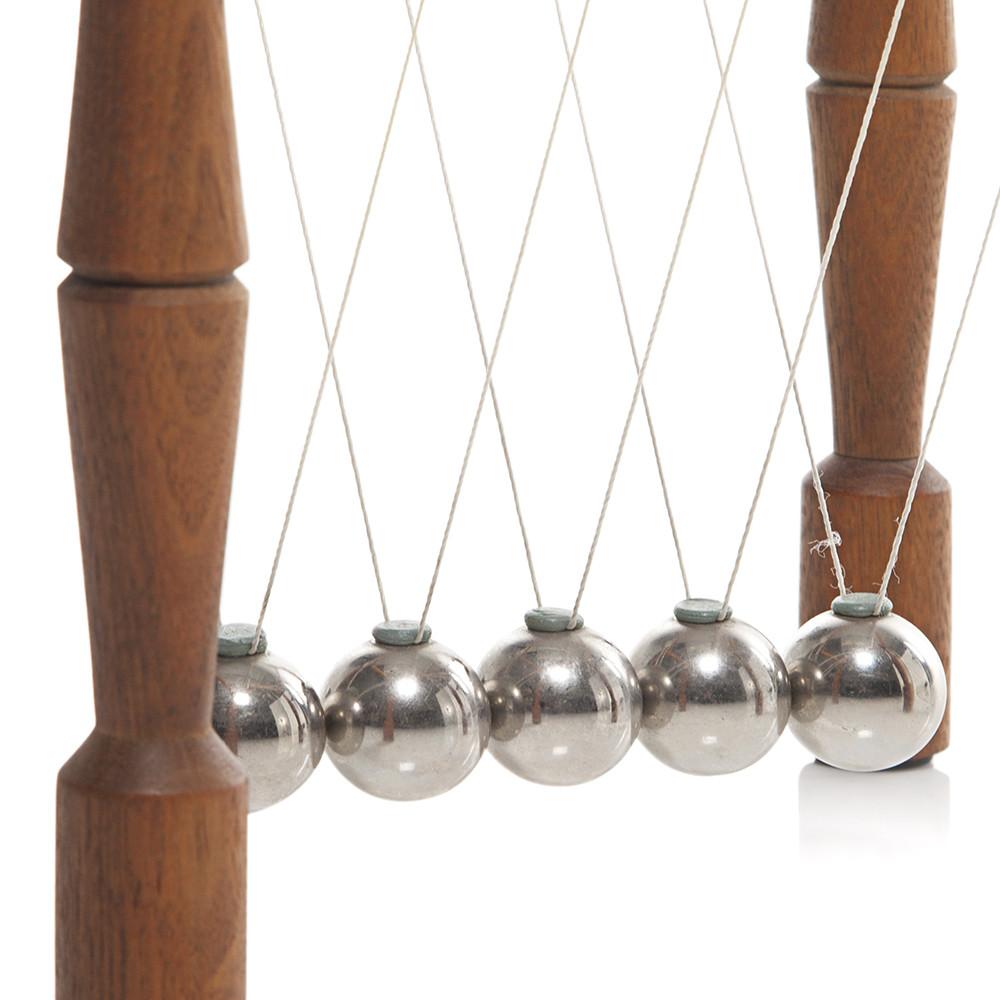 Wooden Newton's Cradle
