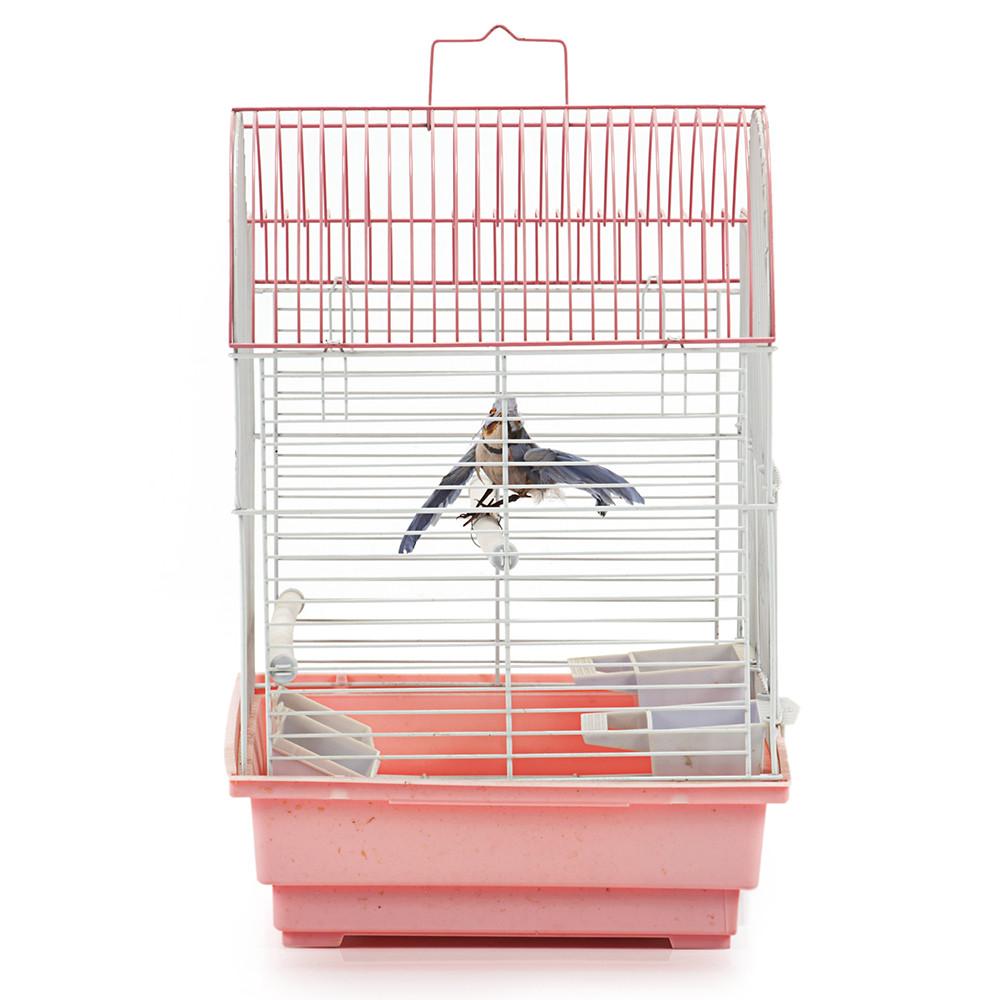 Pink Plastic Birdcage