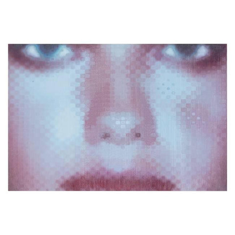 0413 (A+D) Extreme Close Up Woman Print