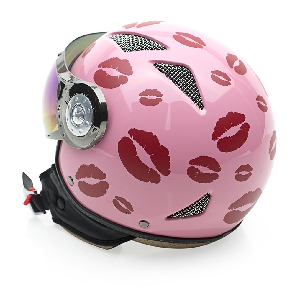 Pink Kisses Helmet