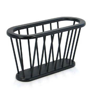 Black Slatted Magazine Holder