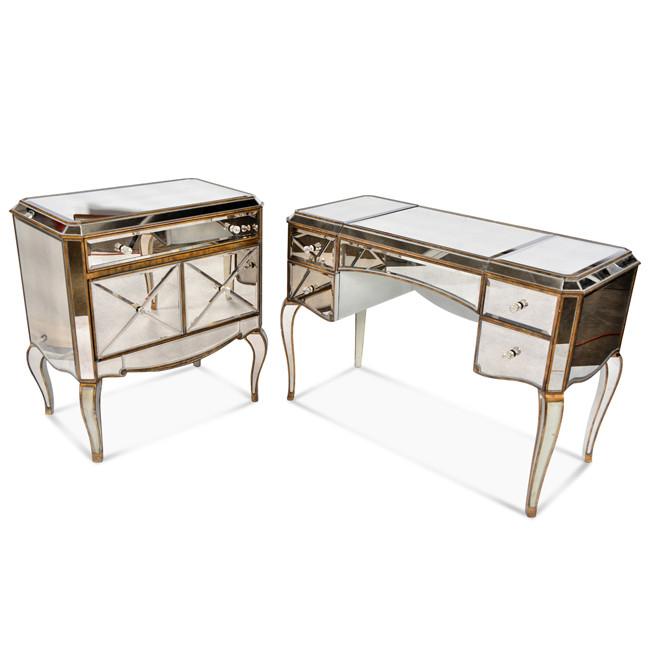 Mirror Cabinet Side Table