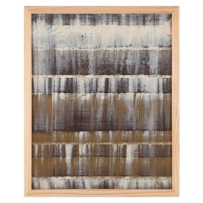 0397 (A+D) Brown Gold Stripes (17.5" x 21.5")