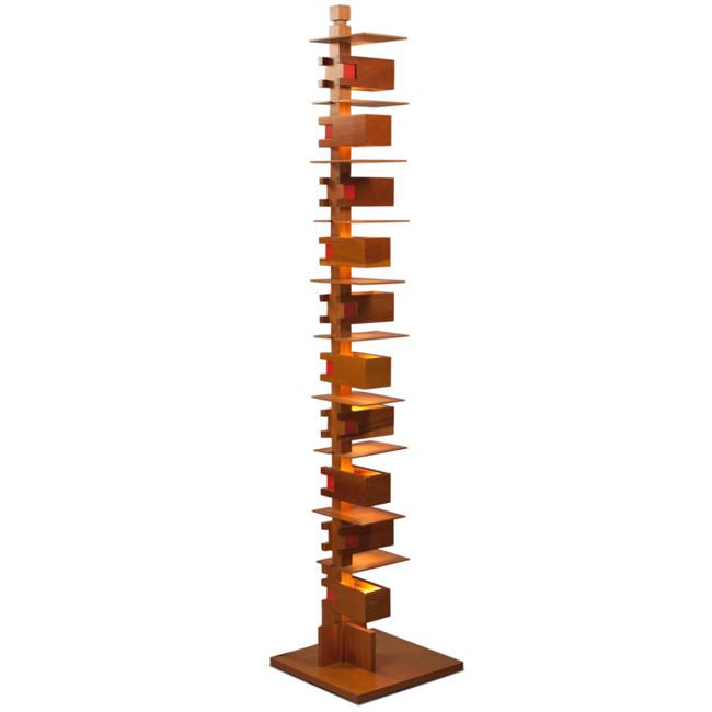 FLW - Taliesin Floor Light Cherry Wood