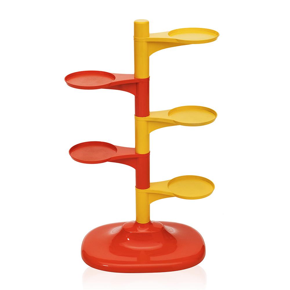 Orange and Yellow Mod Planter Stand