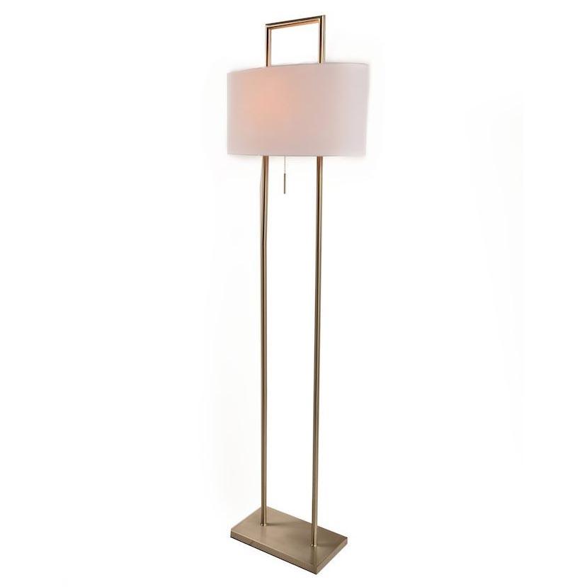 Silver Adesso Floor Lamp