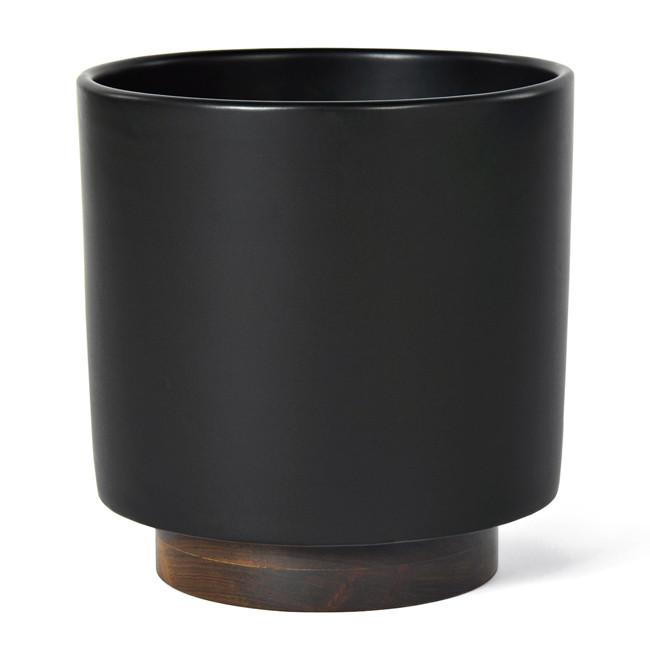 Case Study Ceramic Cylinder with Plinth - White