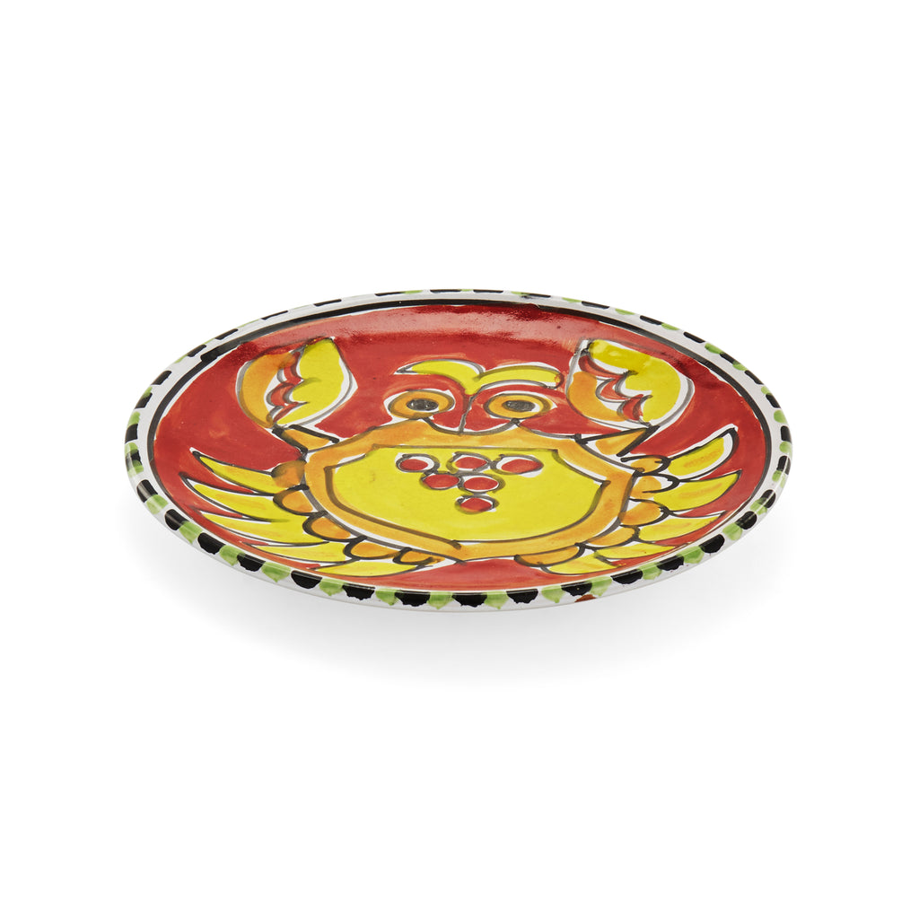 Red Decorative Crab Dish (A+D)