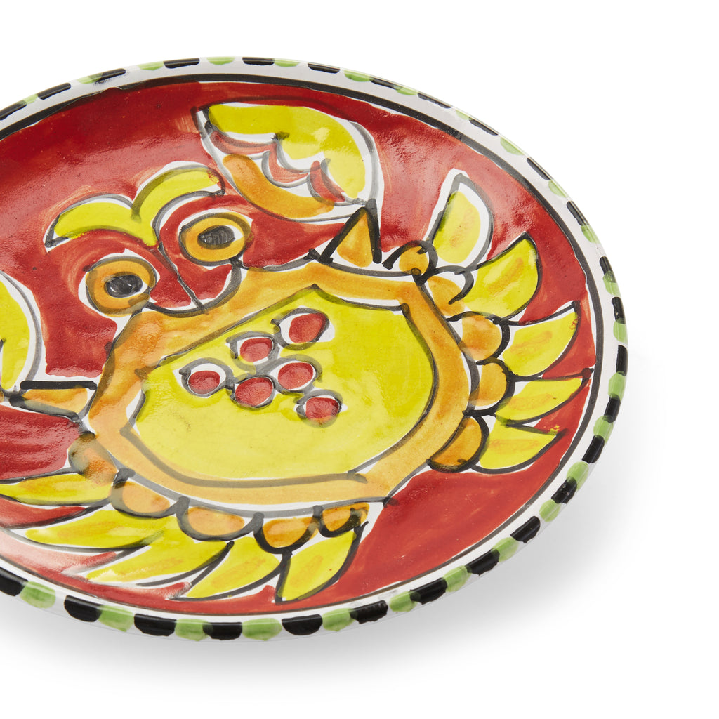 Red Decorative Crab Dish (A+D)