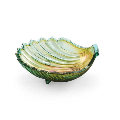 Iridescent Glass Shell Ashtray
