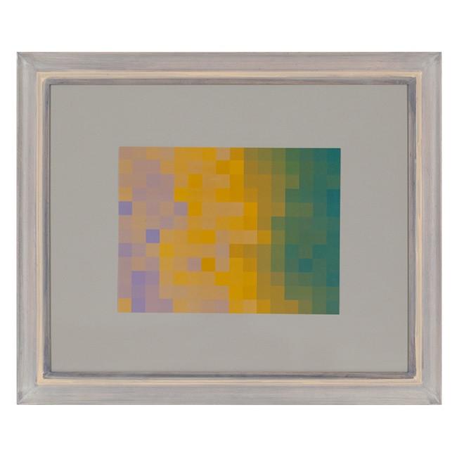 0412 (A+D) Purple Yellow Cubes B (23" x 19")