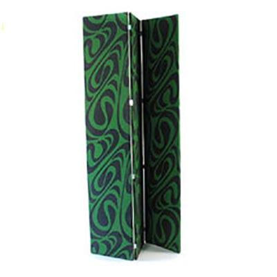 Green Graphic Folding Screen