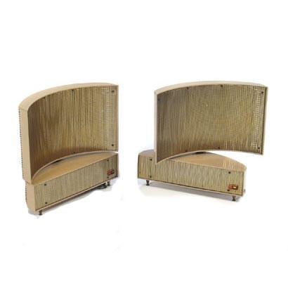 Tan Vintage Speakers