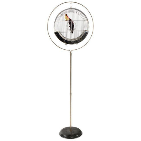 Round Stand Birdcage - Black