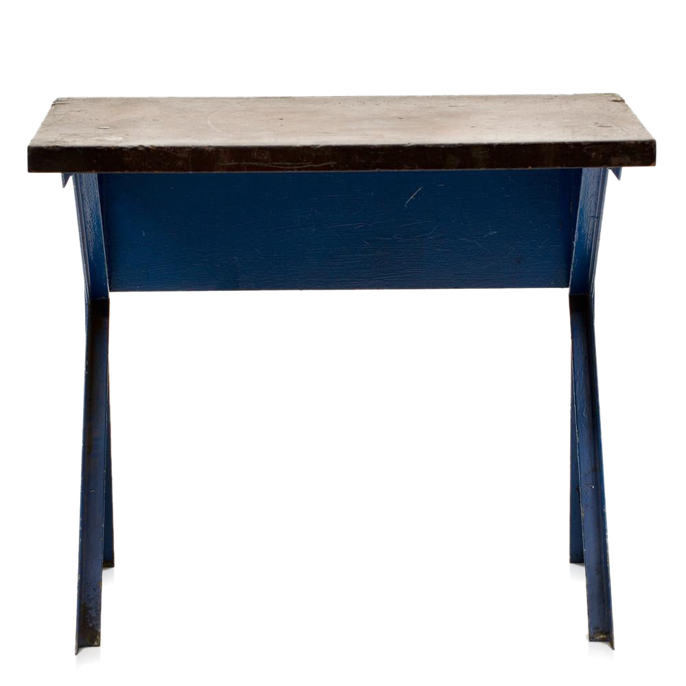 Blue Metal Desk Work Table