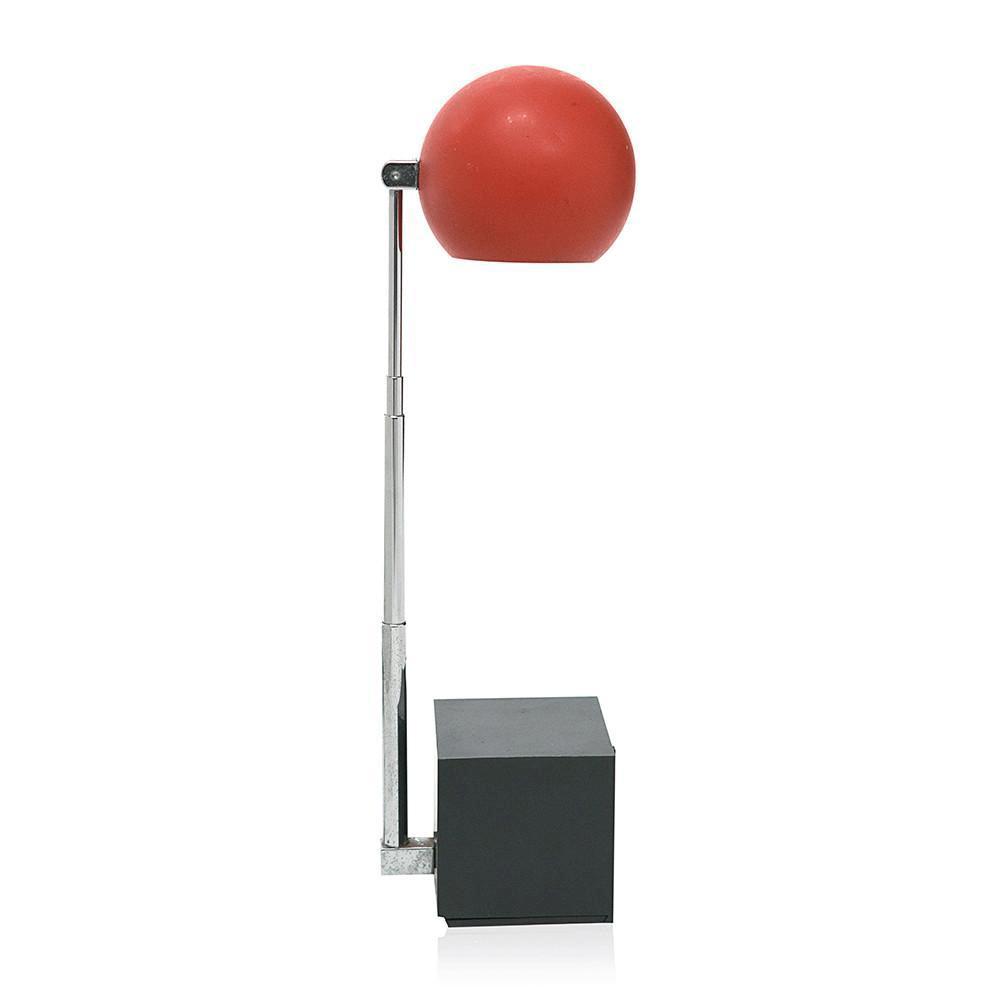 Orange Ball Telescoping Desk Lamp