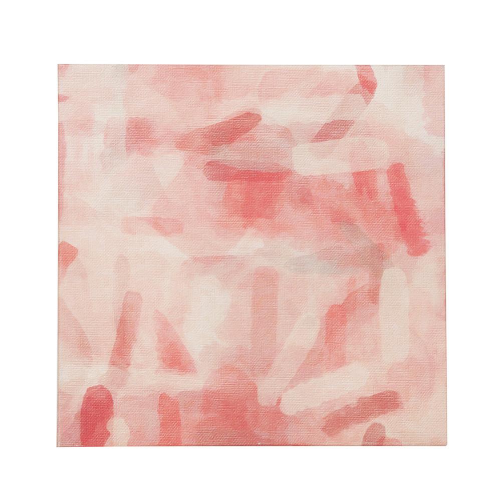 0872 (A+D) Red Abstract Canvas (20" x 20")
