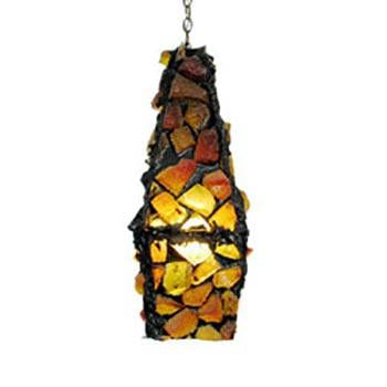 Orange Yellow Stones Hanging Pendant