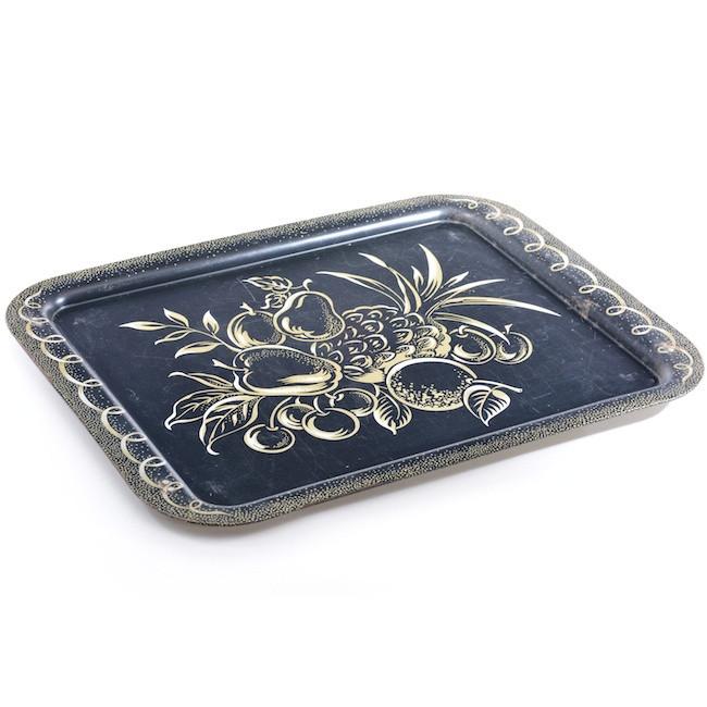 Blue Gold Fruits Tray (A+D)