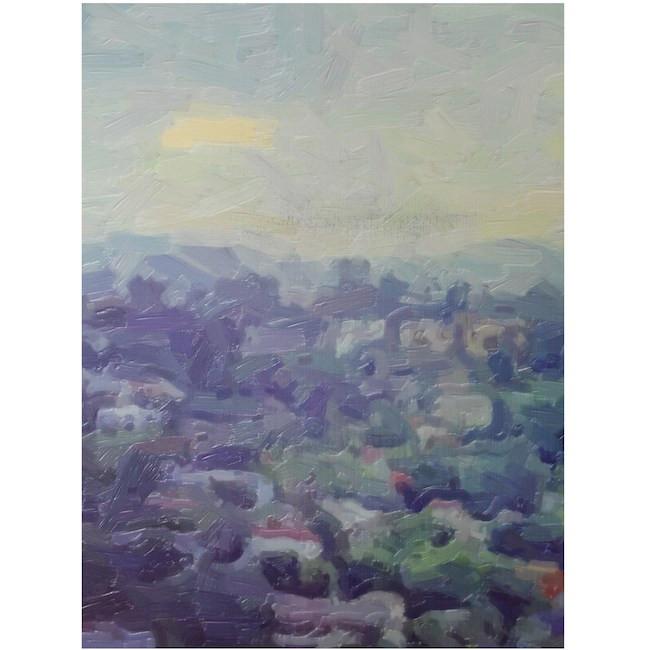 0784 (A+D) Franklin Hills A (36" x 48")