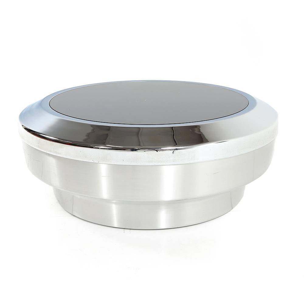 Round Stainless Steel Coffee Table