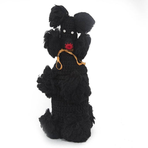 Black Poodle Bottle Cover