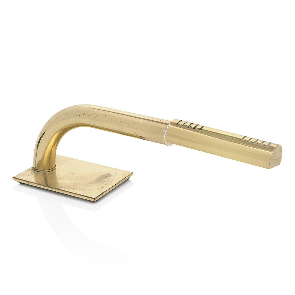 Short Brass Horizontal Desk Lamp